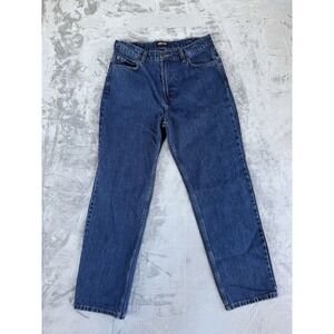 Kirkland Signature Men's Stretch Jeans Straight Fit Blue Dark Blue 34x32